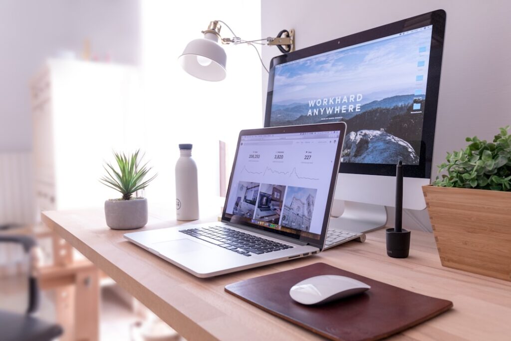 Set up a home office for better productivity